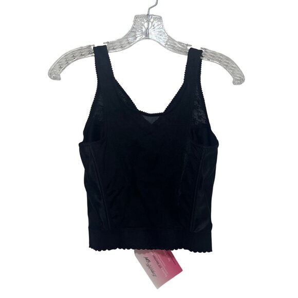 Exquisite Form Lace Shapewear Womens 36DD Black New Tank - Picture 2 of 9